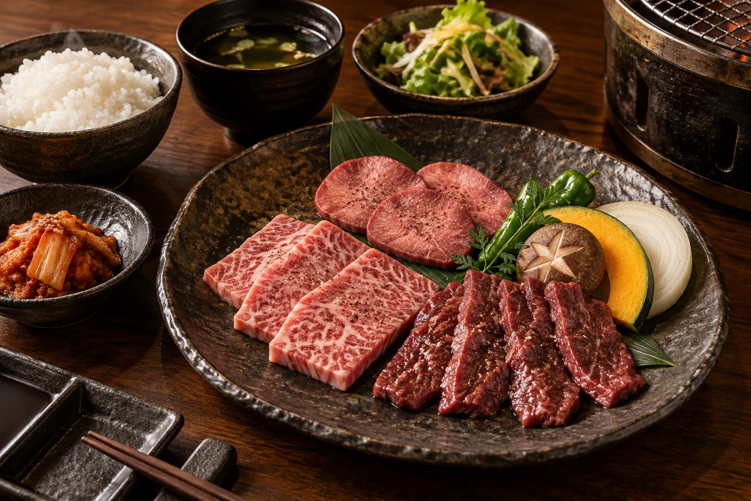 こがね三種盛り御膳